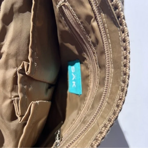 Chic Tan Woven Shoulder Bag by The Sak - Picture 8 of 8